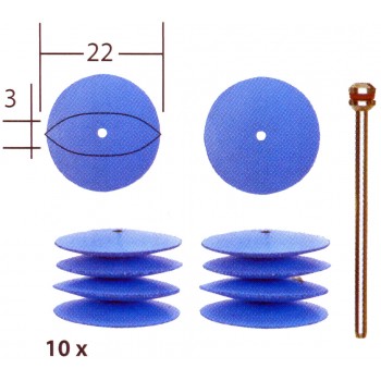 MINI DISCOS DE POLIR EM SILICONE